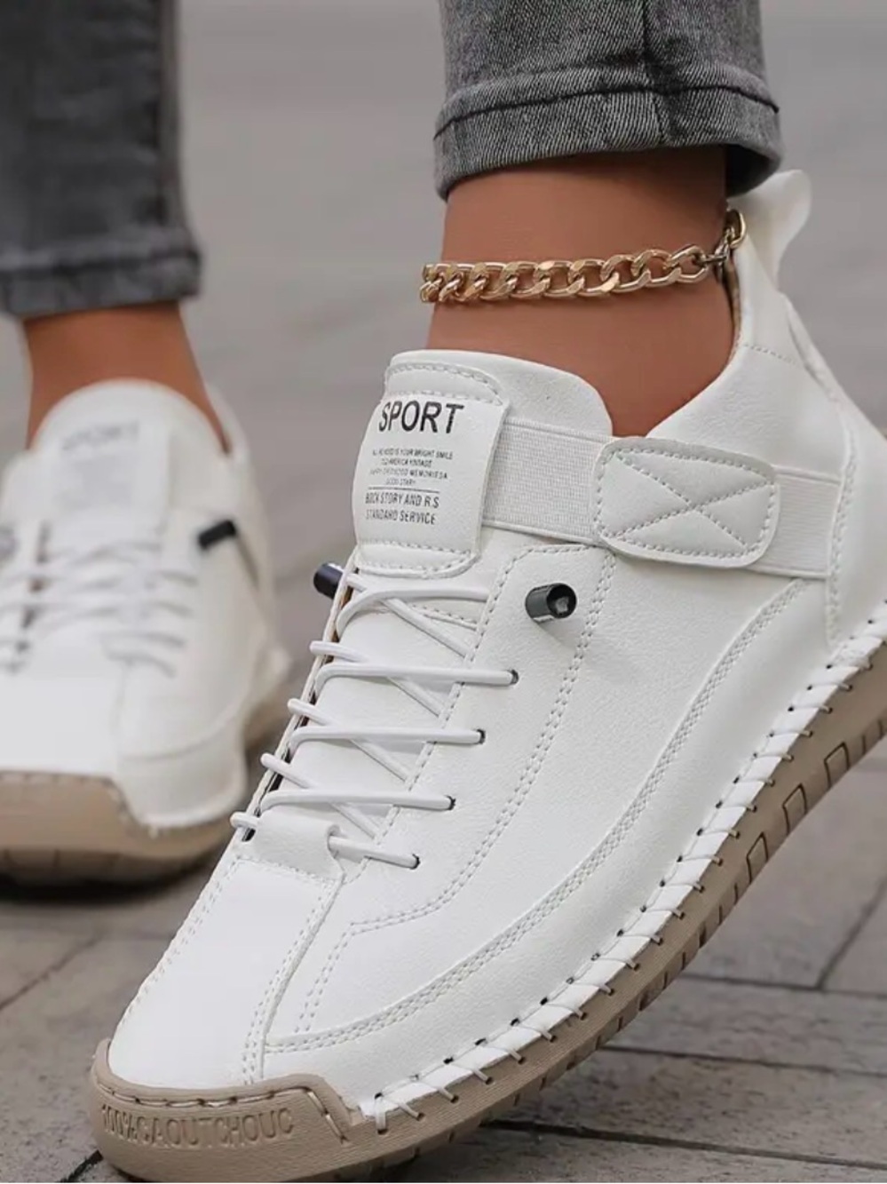 Meya | Orthopedic Sneakers.White